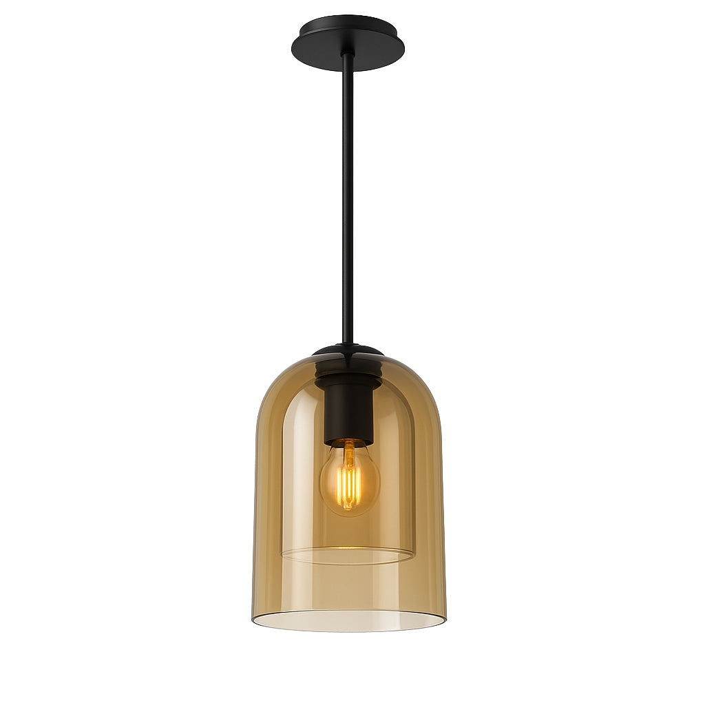 Lampa Wisząca APP1704-1PC Amber  1