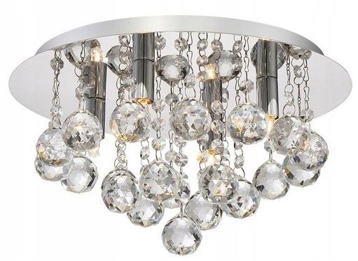 Kryształowa Lampa Sufitowa Plafon Żyrandol Glamour APP403-C