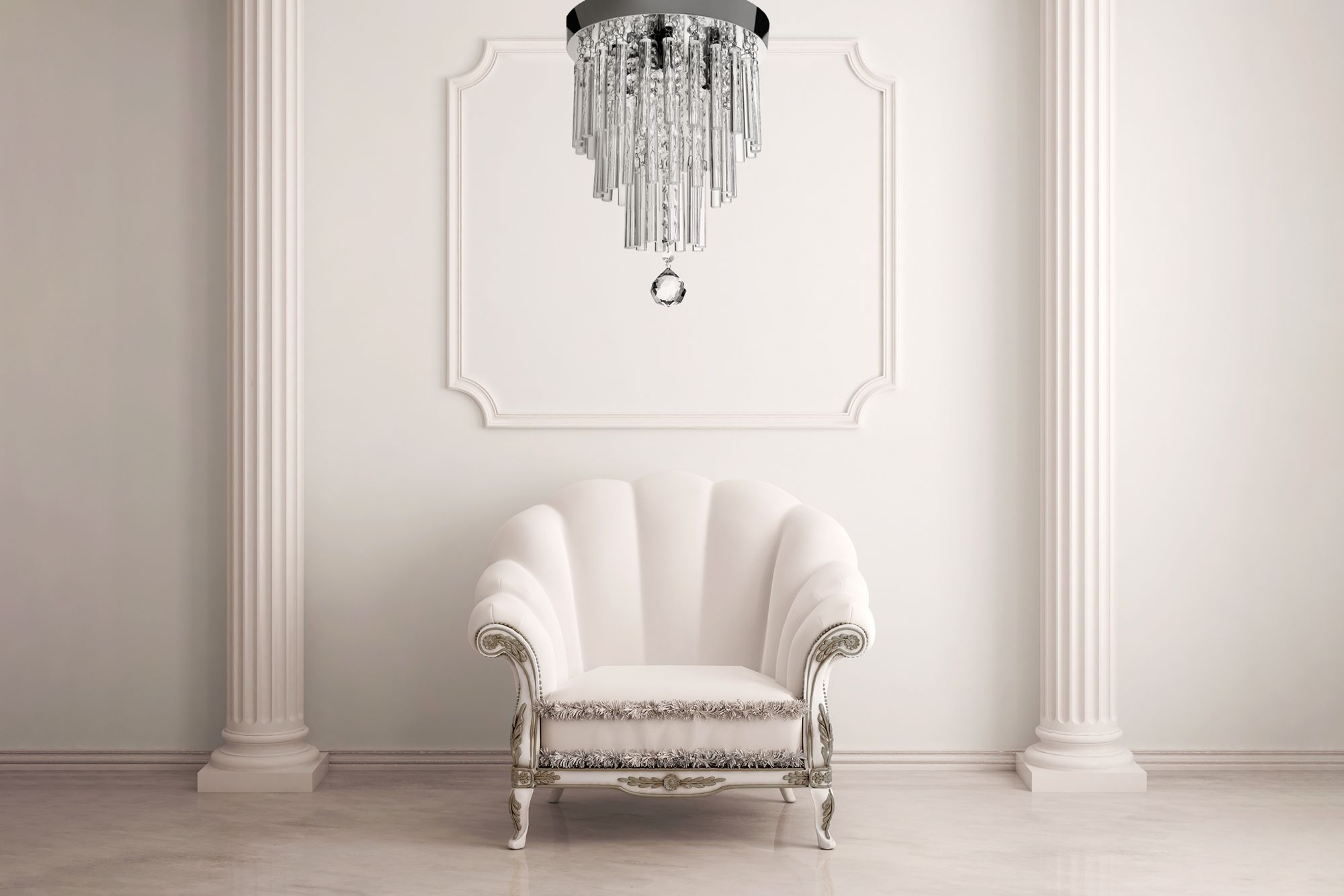 LAMPA KRYSZTAŁOWA PLAFON APP787-3C