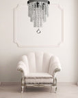 LAMPA KRYSZTAŁOWA PLAFON APP787-3C