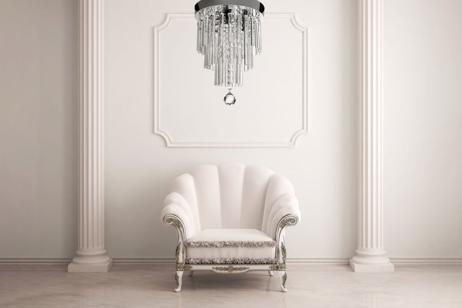 LAMPA KRYSZTAŁOWA PLAFON APP787-3C