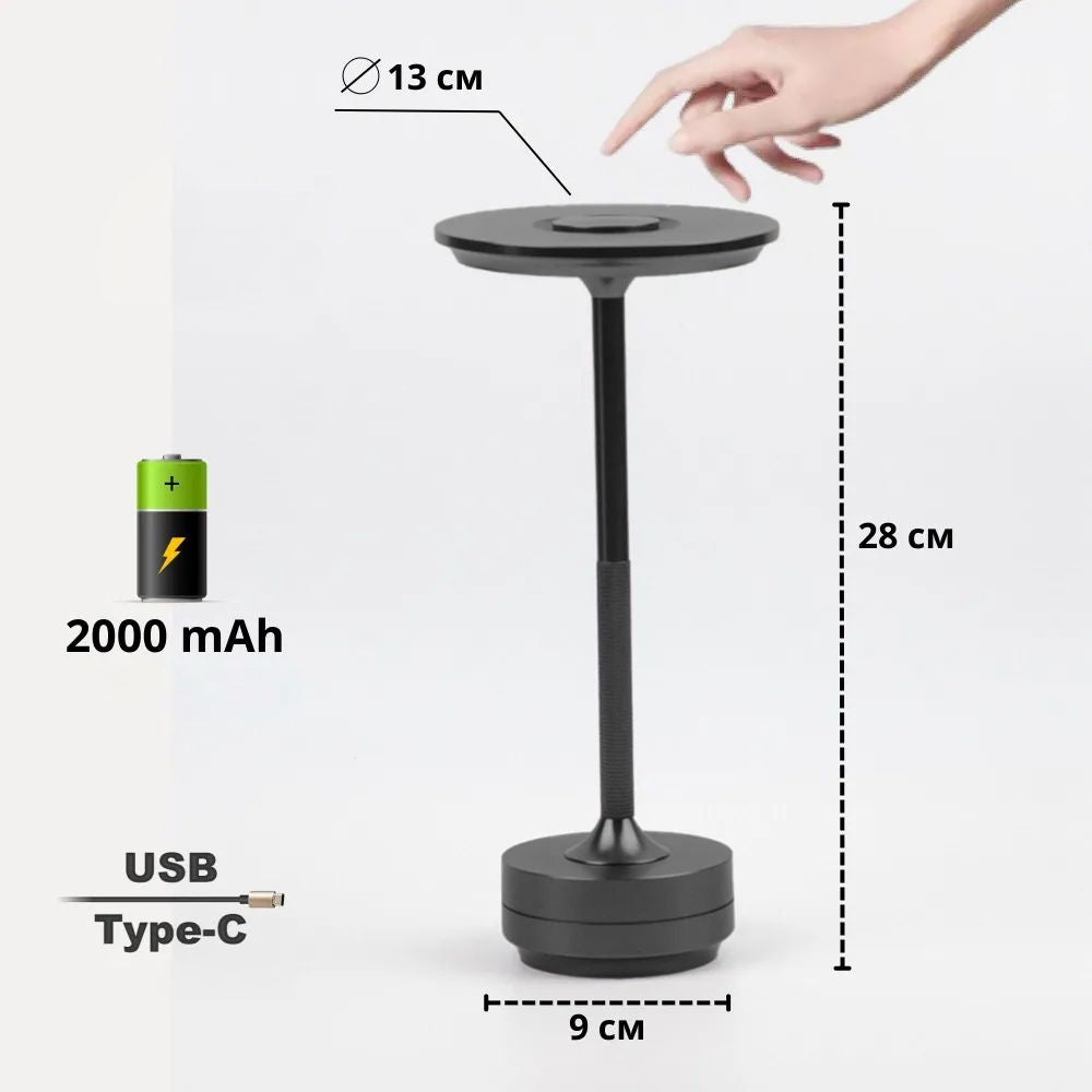 Lampka nocna APP1373-T szara  4