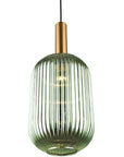 Lampa Sufitowa Wisząca Szklana APP459-1CP Zielona