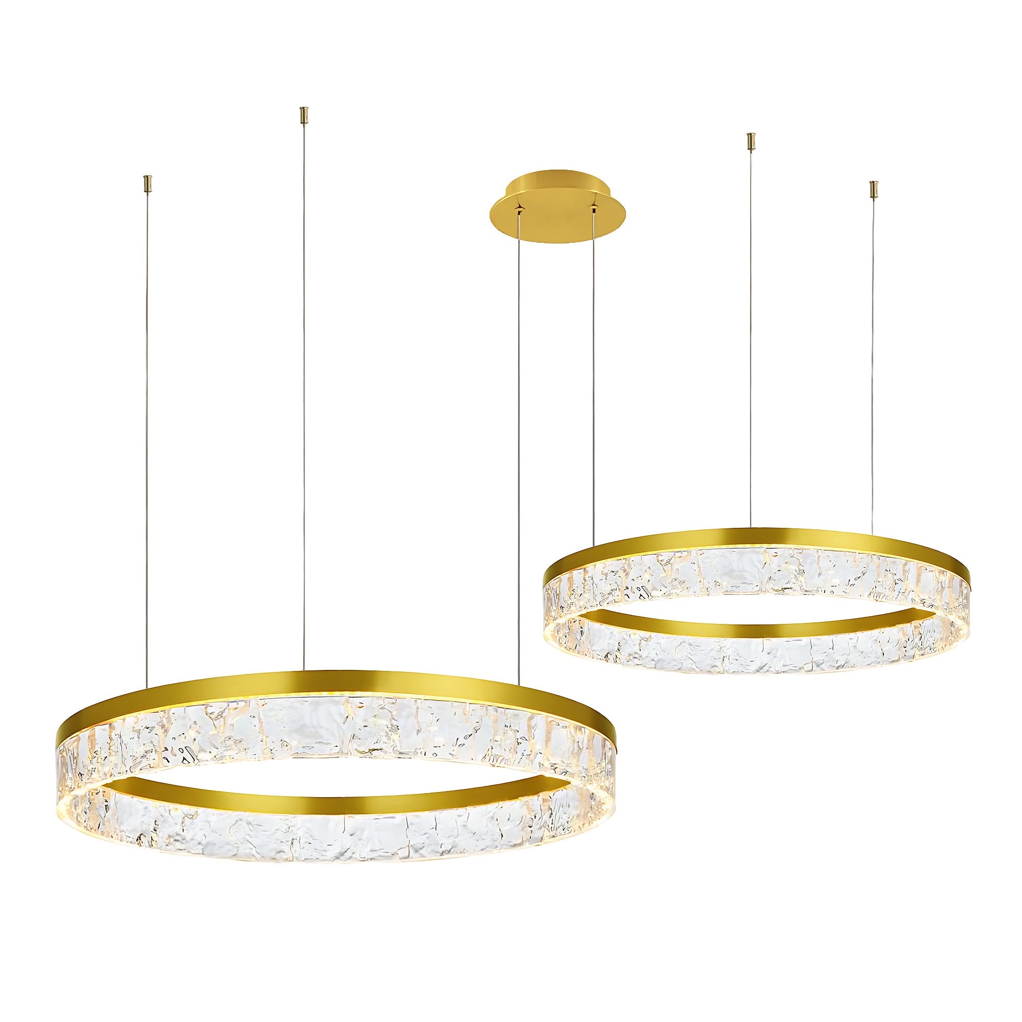 Lampa Wisząca Led Lhj048-cp2 Złota  1