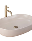 Umywalka nablatowa Rea CLEO 61 BEIGE MATT