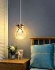 Lampa Sufitowa Wisząca Lhj107-1cp Jasne Różowe Złoto  14