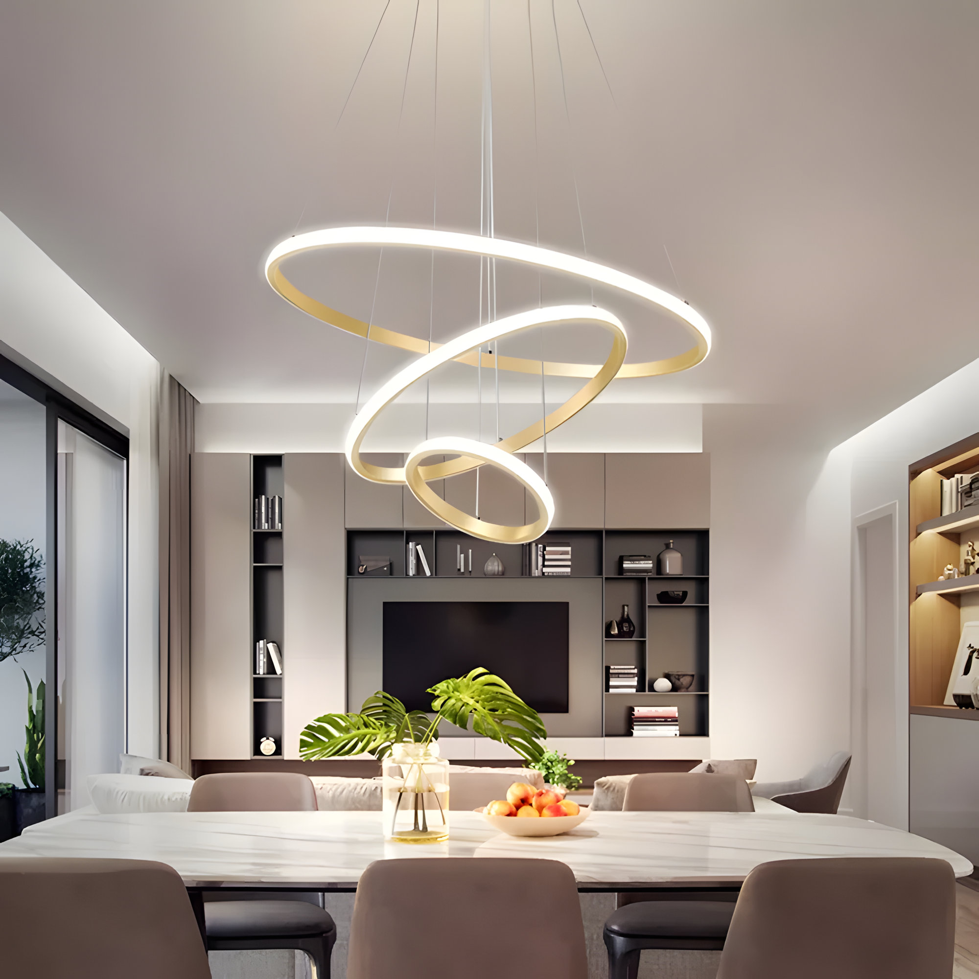 Lampa Wisząca Lhj010-cp4 Brush Gold  14