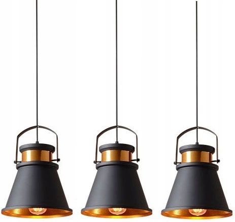 Lampa sufitowa ASTI AAA Czarna