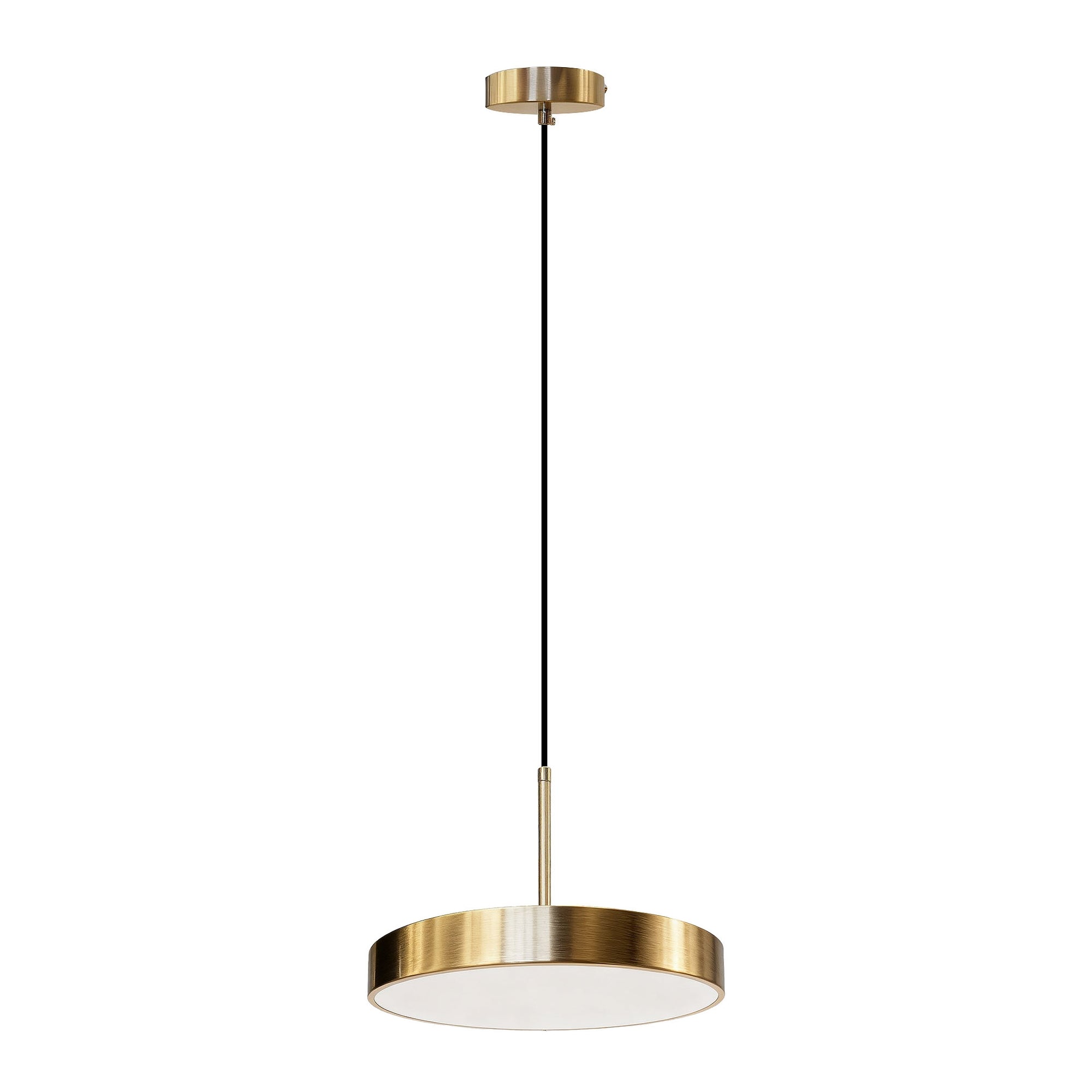 LAMPA SUFITOWA WISZĄCA LED APP1687-1CP 30CM ZŁOTA SZCZOTKOWANA  1