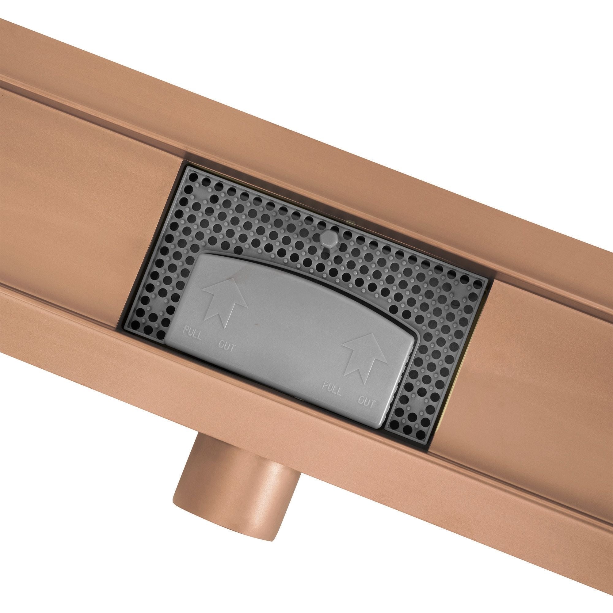 Odpływ Liniowy Rea Neox Brush Copper 80  3