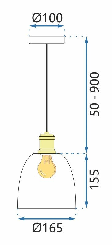 Lampa wisząca APP1006-1CP Biała  7