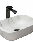 Umywalka nablatowa Rea Belinda Marble Marmur Mat