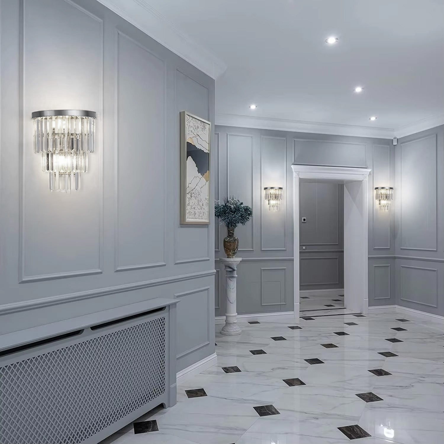 Lampa kryształowa kinkiet APP1536-1W Chrom  6