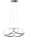 Lampa sufitowa nowoczesna LED + PILOT APP795-CP Flat Chrom