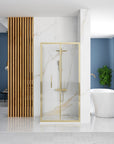 Kabina Prysznicowa Narożna Rapid Fold Złota Gold 90x100