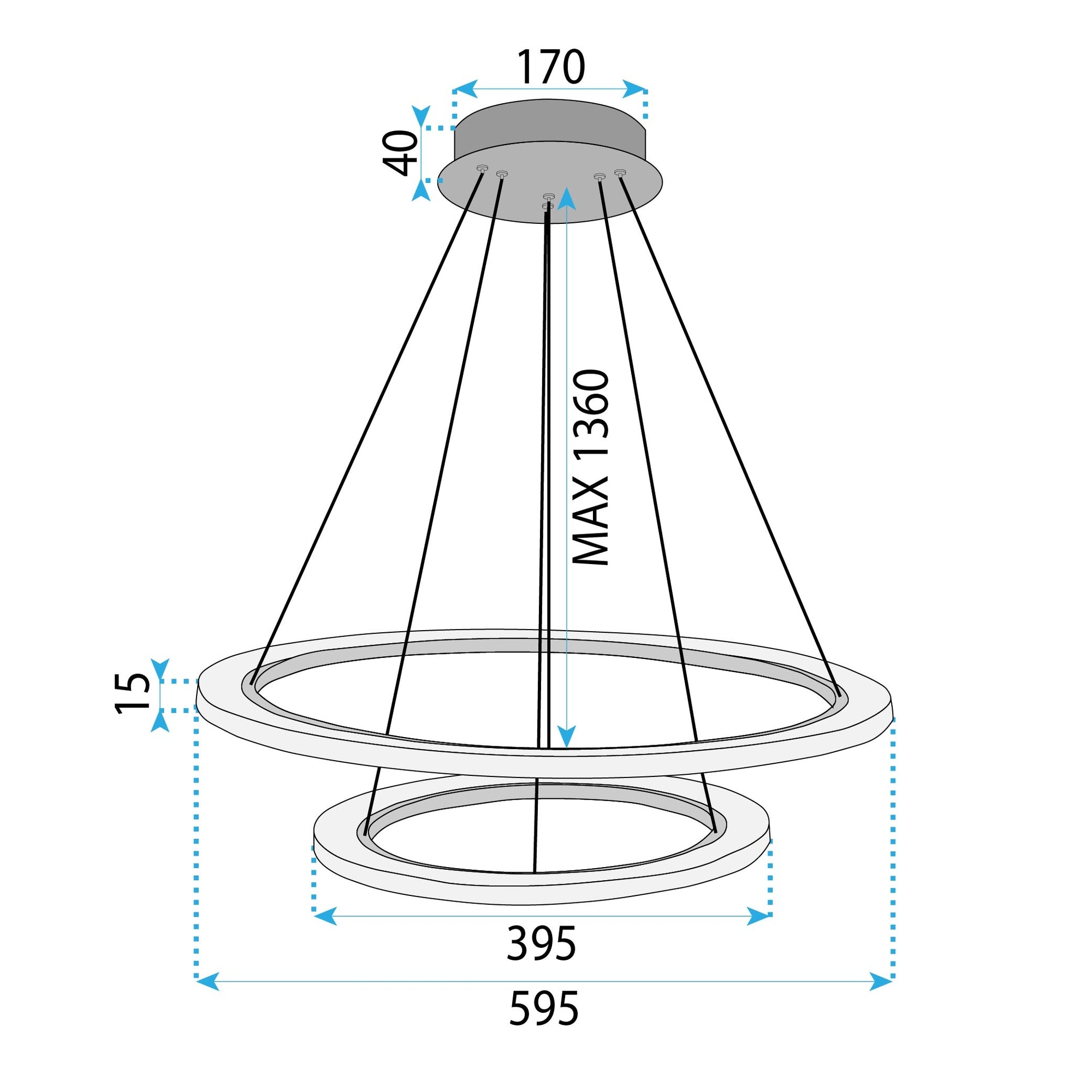 Lampa Sufitowa Wisząca Led Lhj045-cp2 Nikiel Szczotkowany  10