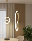 Lampa Sufitowa Wisząca Led Lhj094-1cp Złota  3