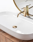 Umywalka Nablatowa REA CLEO 81 White