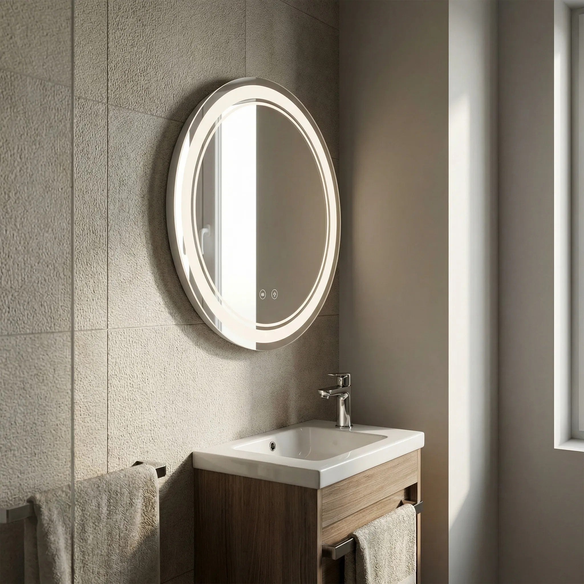 Lustro ścienne LED SOFT 50  6