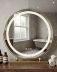Lustro LED MAKE-UP L.Gold 40 cm  6