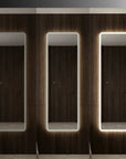 Lustro ścienne LED 150x50cm MOL-SQ  6