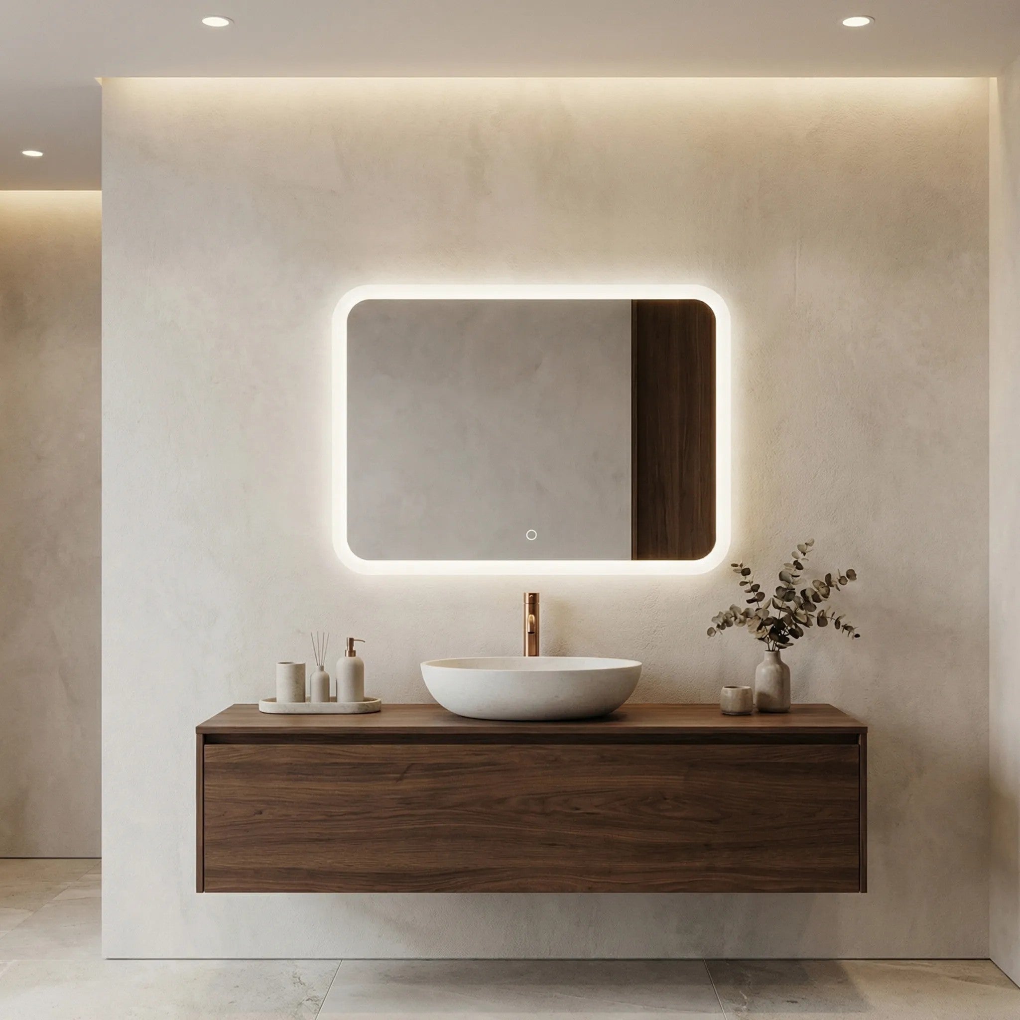 Lustro ścienne LED 80x60cm TOP-3  6