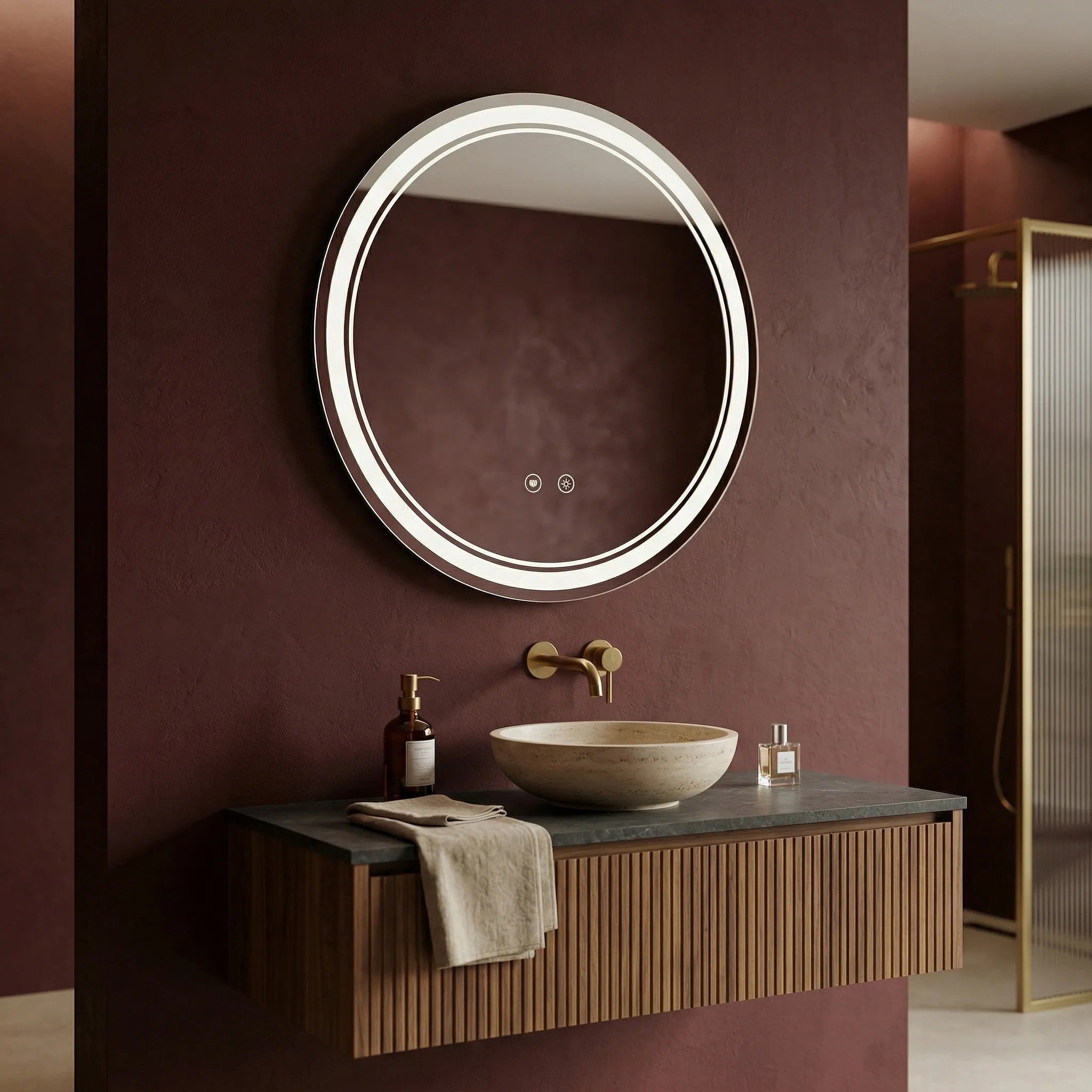 Lustro ścienne LED SOFT 90  6