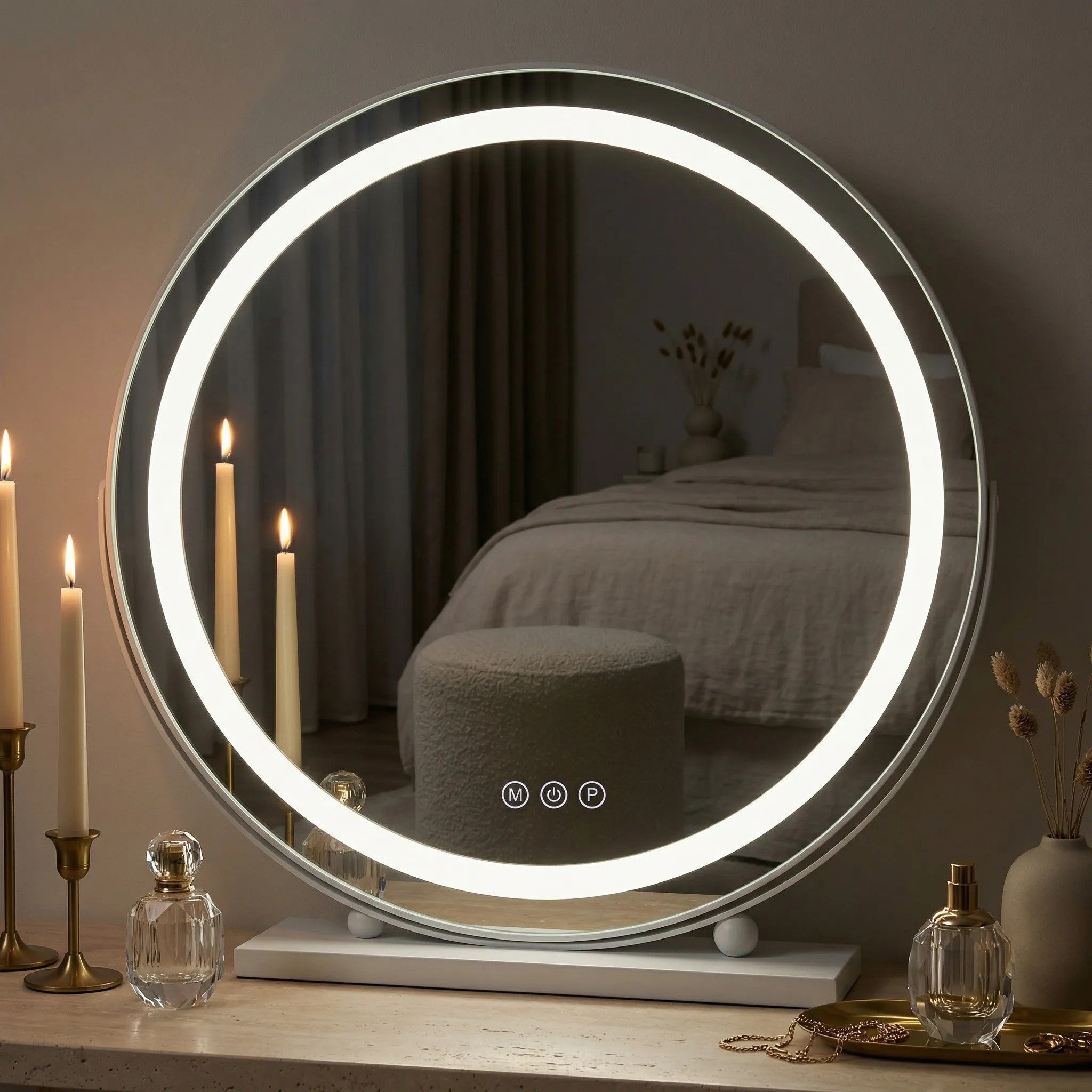 Lustro LED MAKE-UP White 50 cm  6