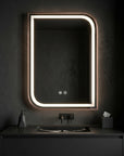 Lustro ścienne LED ZONE 80x60 Różowe Złoto Szczotkowane  6