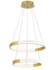 Lampa Sufitowa Wisząca Kryształowa Led Lhj044-cp2 Złota  1