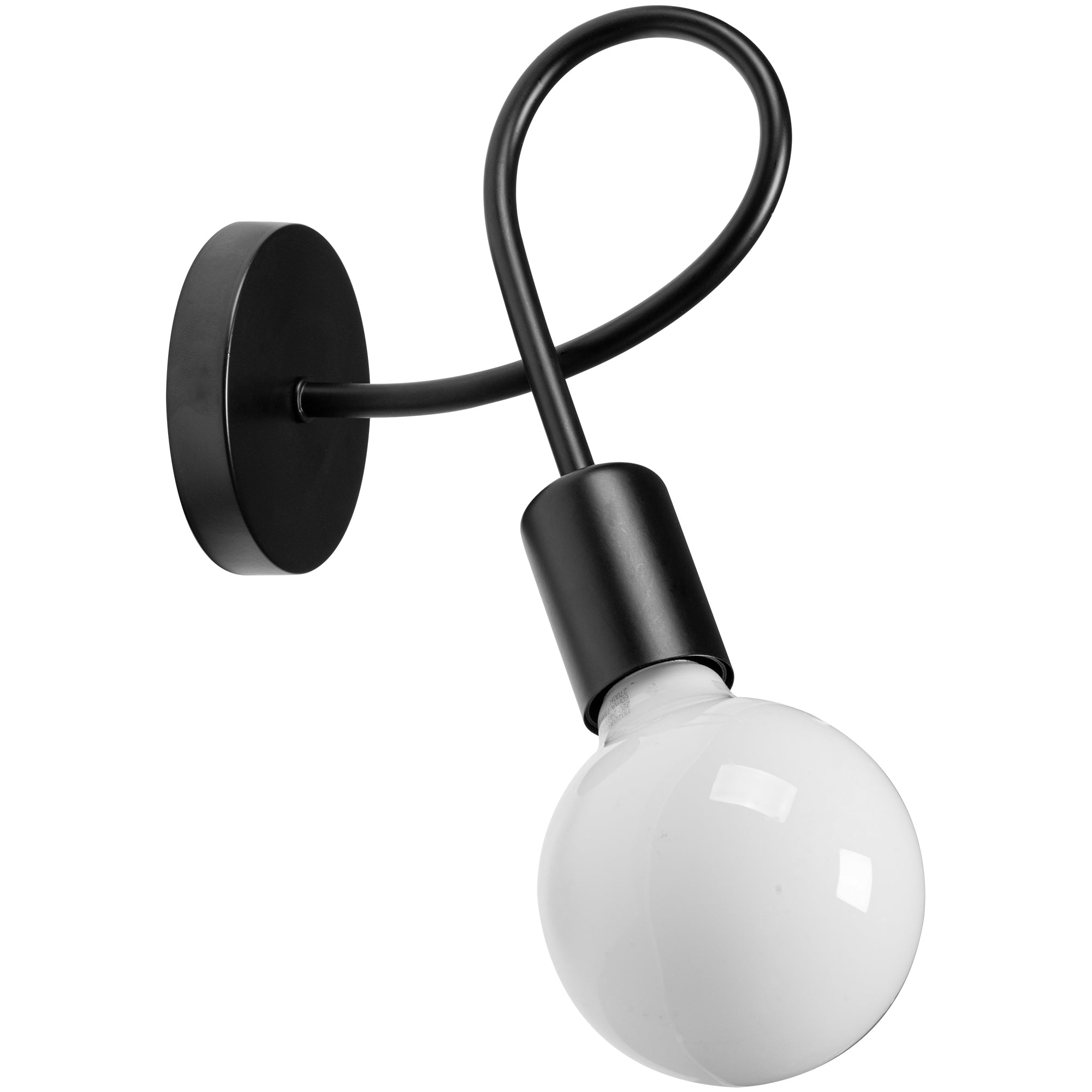 Lampa Kinkiet Ścienny Metalowy Loft PARADISE 392199 Czarna  3