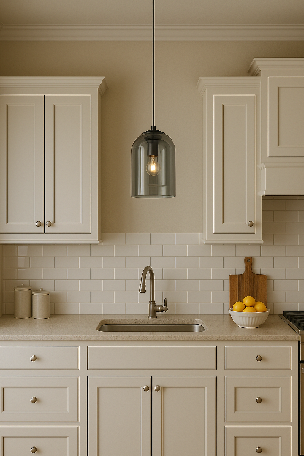 Lampa Wisząca APP1705-1PC Szara  2