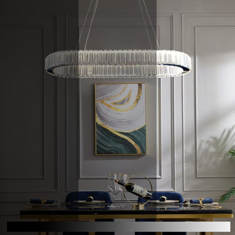LAMPA SUFITOWA WISZĄCA LED APP1547-CP CHROM  7
