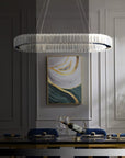 LAMPA SUFITOWA WISZĄCA LED APP1547-CP CHROM  7