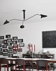 Lampa sufitowa 3 ramienna APP569-3C Czarna