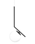 Lampa Sufitowa Wisząca Szklana Kula  G107-1W Czarna Biała  7
