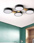 LAMPA SUFITOWA APP527-4C Czarna