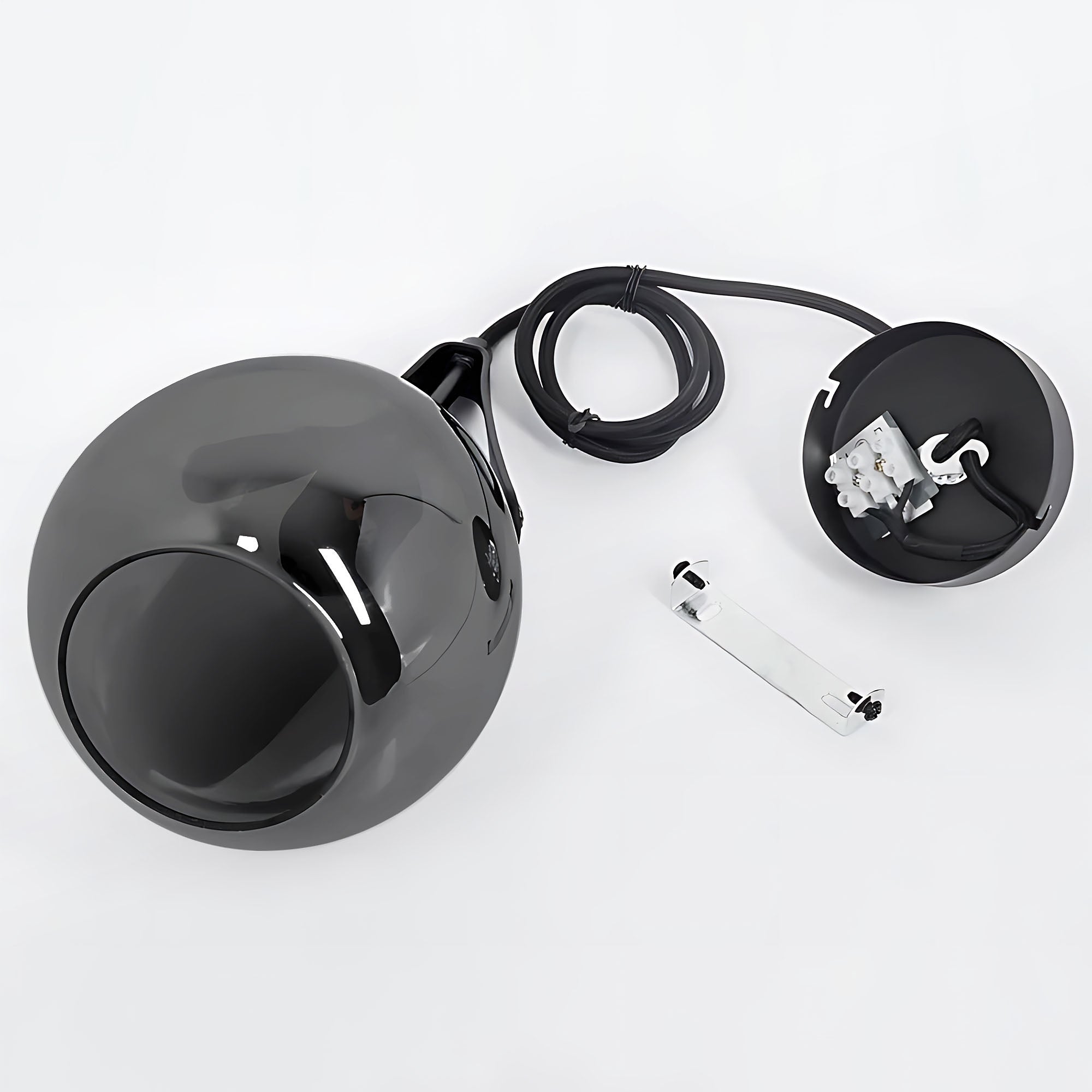 Lampa Wisząca APP1774-1CP Black Grey  4