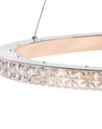 Lampa Wisząca Led Ms009-cp Jasne Różowe Złoto 59cm  3