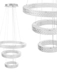 Lampa Wisząca Led Kryształowa Ms008-cp Chrom  1
