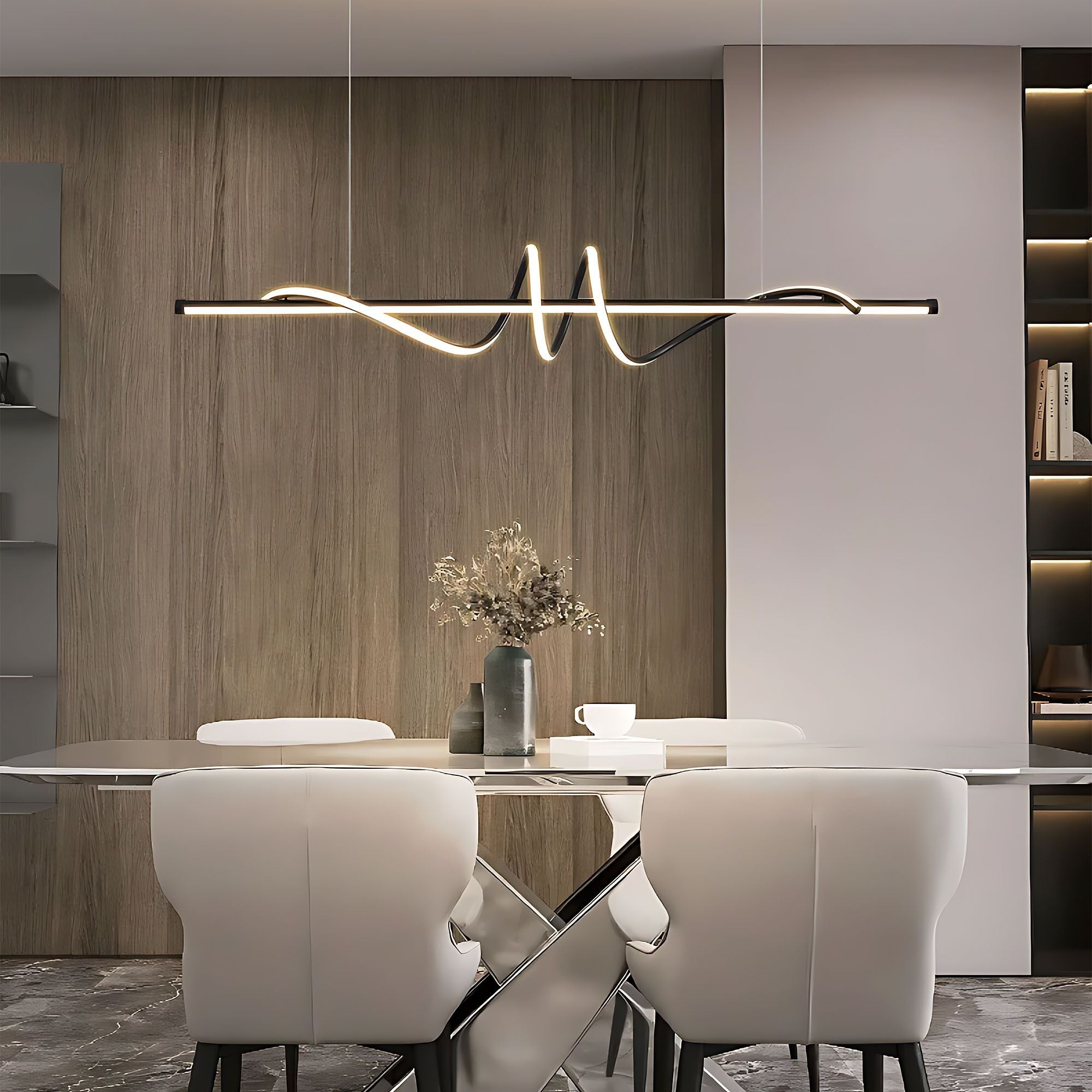 Lampa Wisząca Led Lhj023-cp 120 Cm Czarna  22