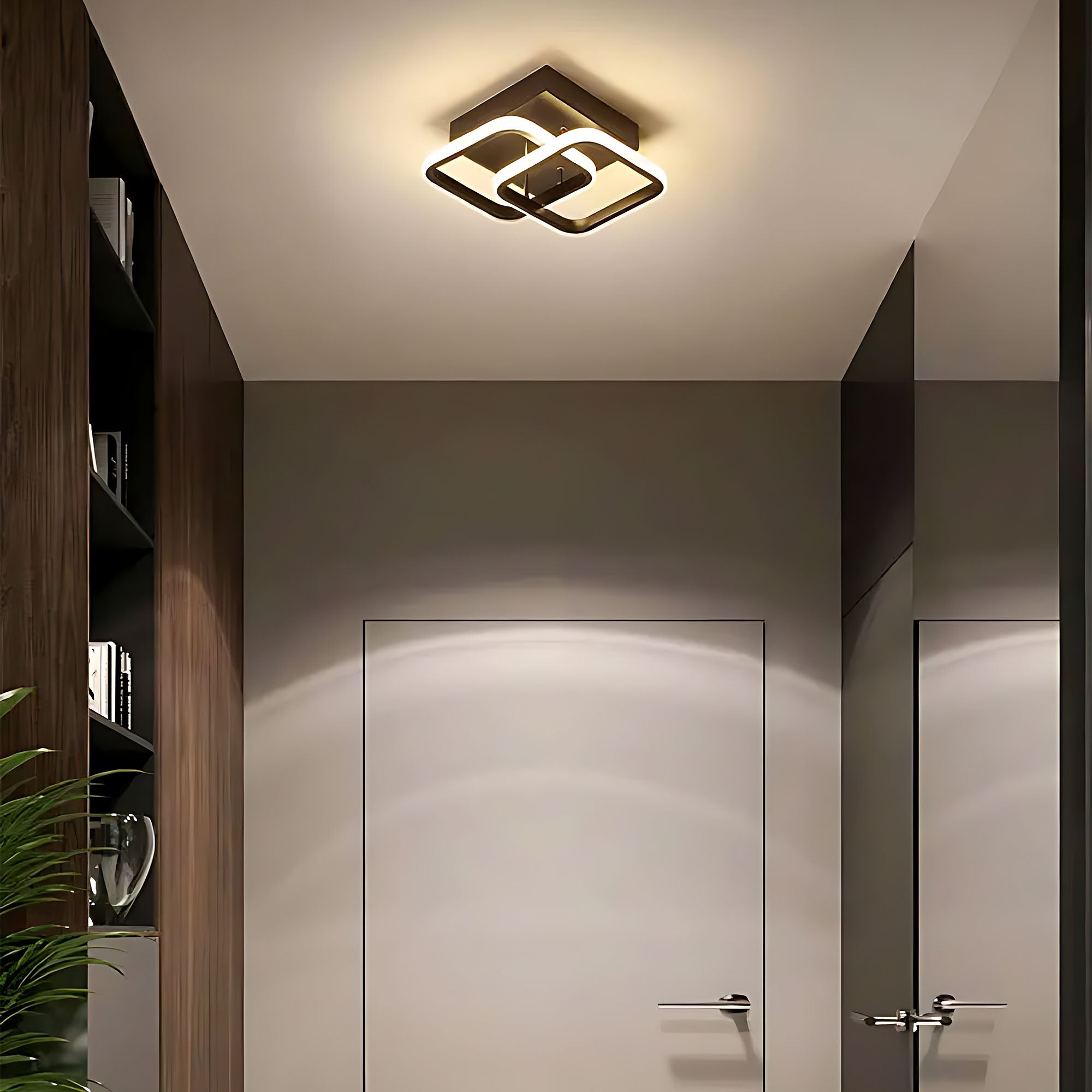 Lampa Sufitowa Plafon Lhj074-c Czarna  6