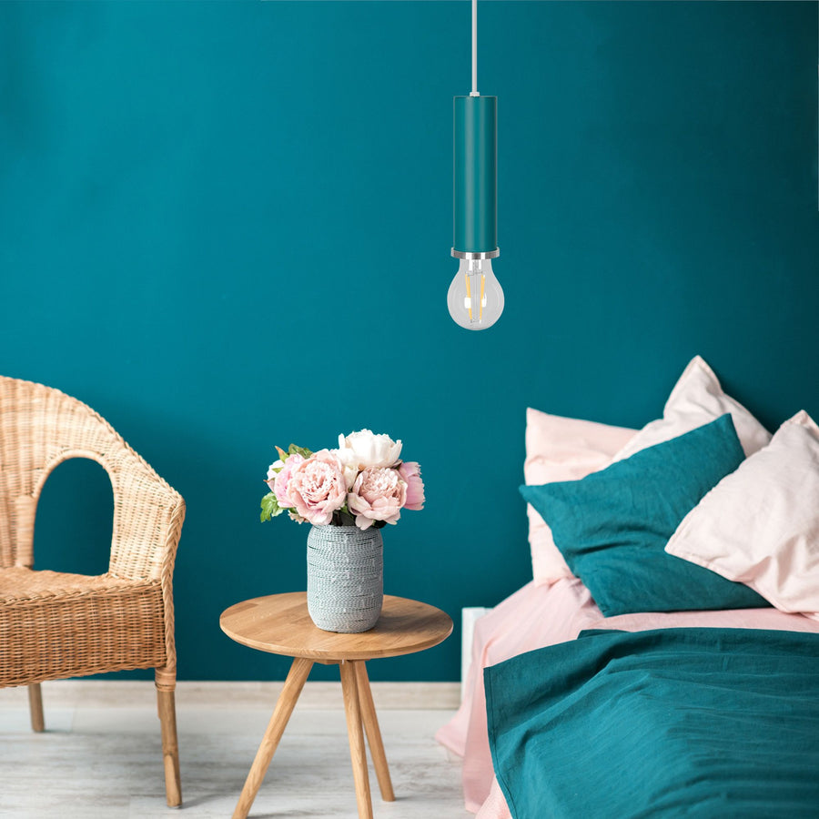 Lampa wisząca  OSTI A APP108-1CP Niebieska
