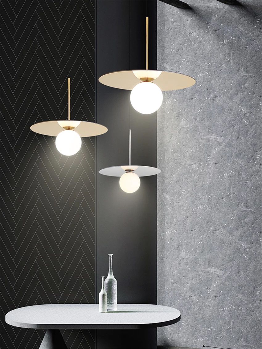 Lampa Wisząca klosz 10cm APP939-1CP Złota