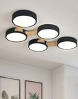 LAMPA SUFITOWA APP526-5C Czarna