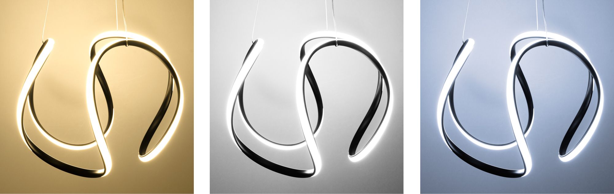 Lampa Sufitowa Wisząca Nowoczesna LED + PILOT APP387-CP CZARNA
