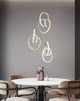 Lampa Wisząca Led G082-3cpr Złota  7