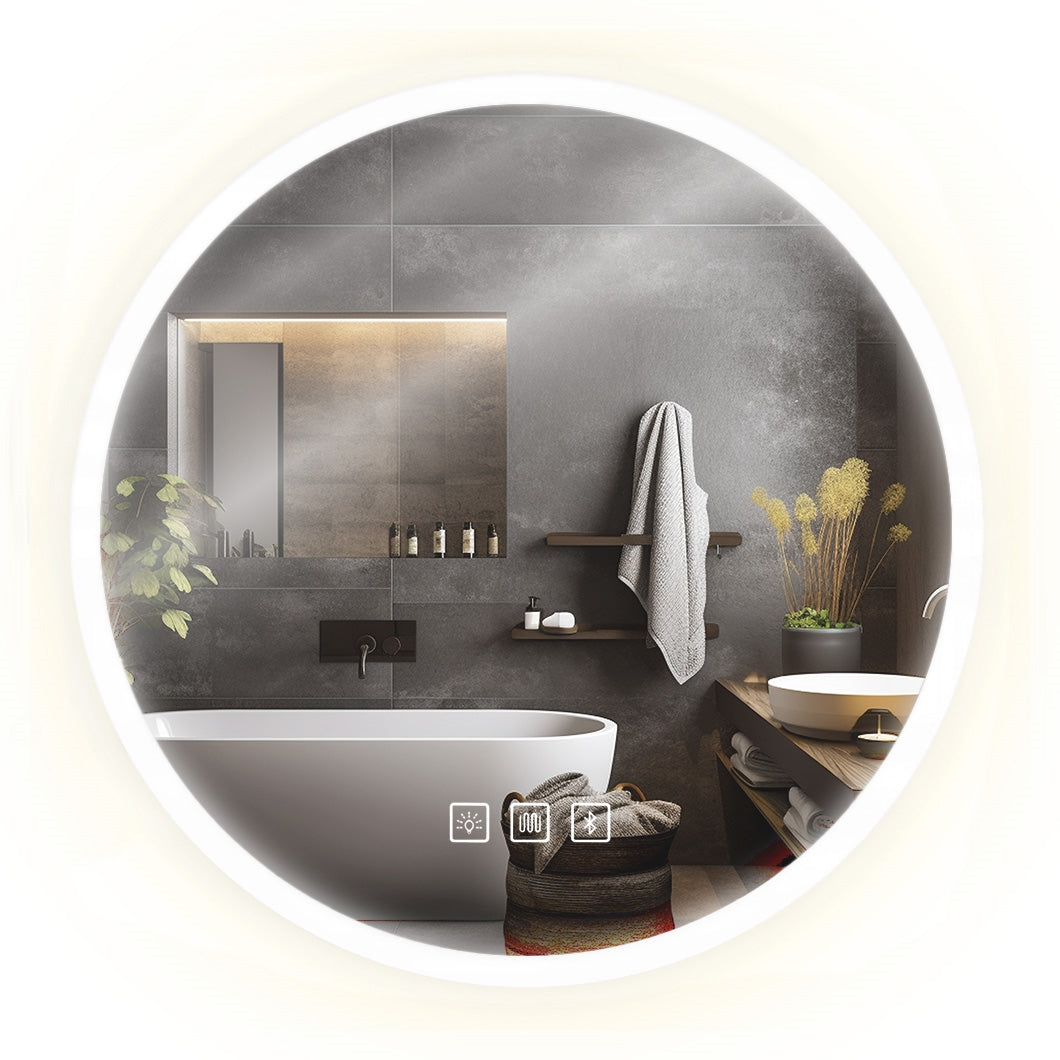 LUSTRO ŚCIENNE LED BLUETOOTH FFJ 60CM  1