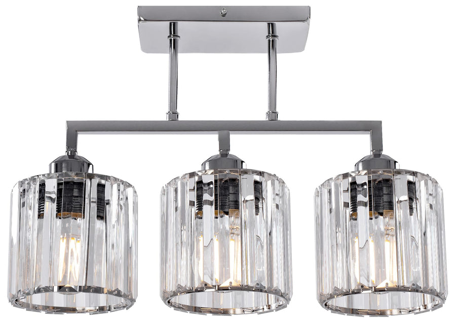 LAMPA WISZĄCA GLAMOUR 3xE27 392228 CHROM