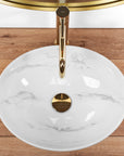 Umywalka nablatowa Rea Sofia Nature Marble